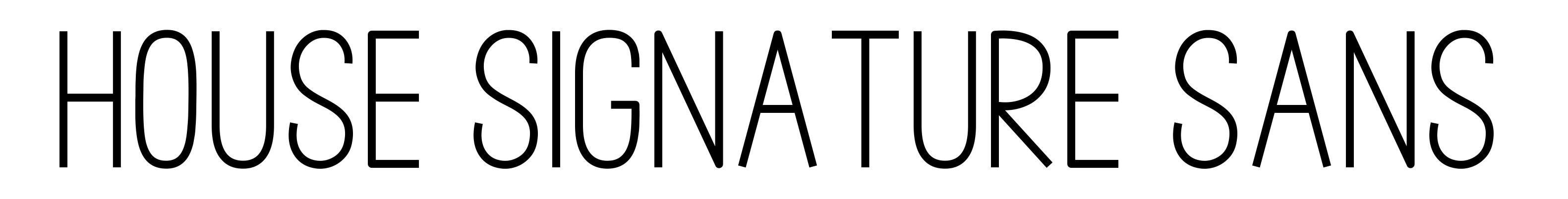 House Signature Sans